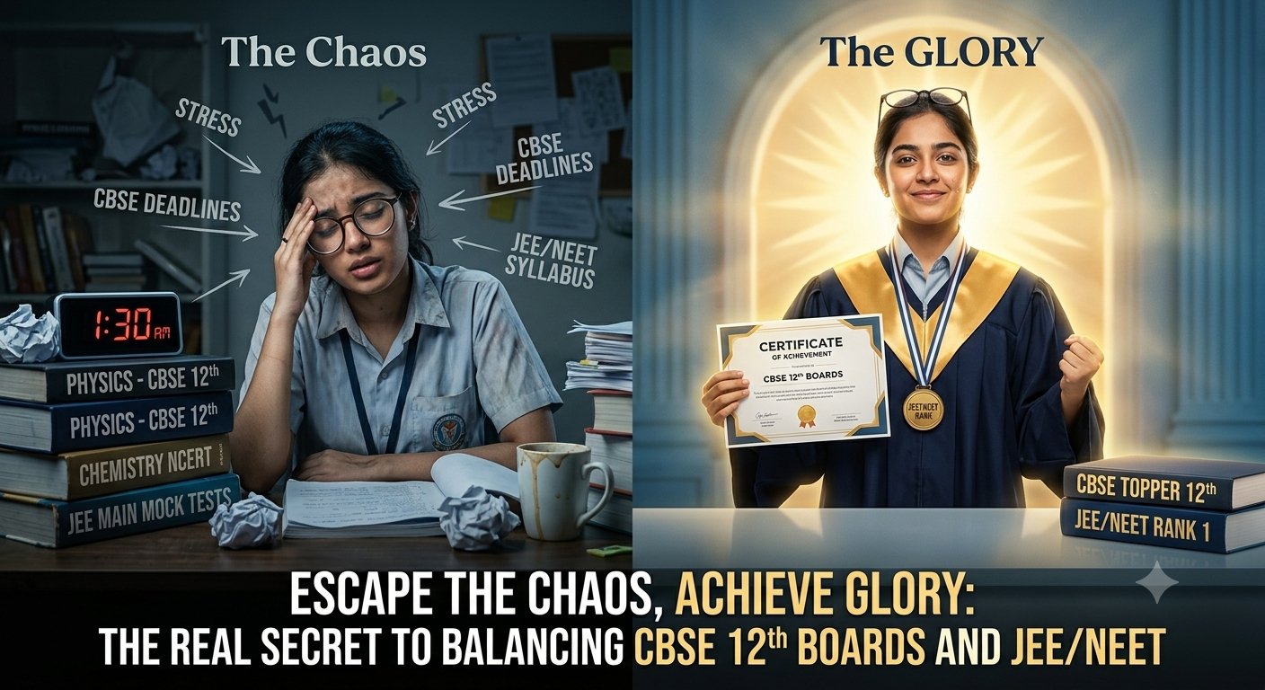 Escape the Chaos, Achieve Glory: The Real Secret to Balancing CBSE 12th Boards and JEE/NEET