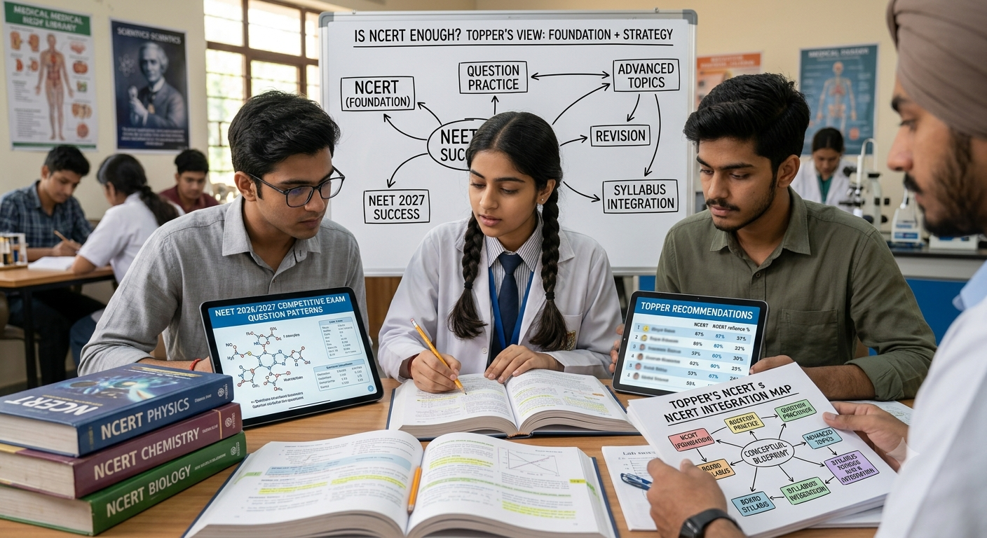 Is NCERT Enough to Crack NEET 2027? What the Toppers Recommend