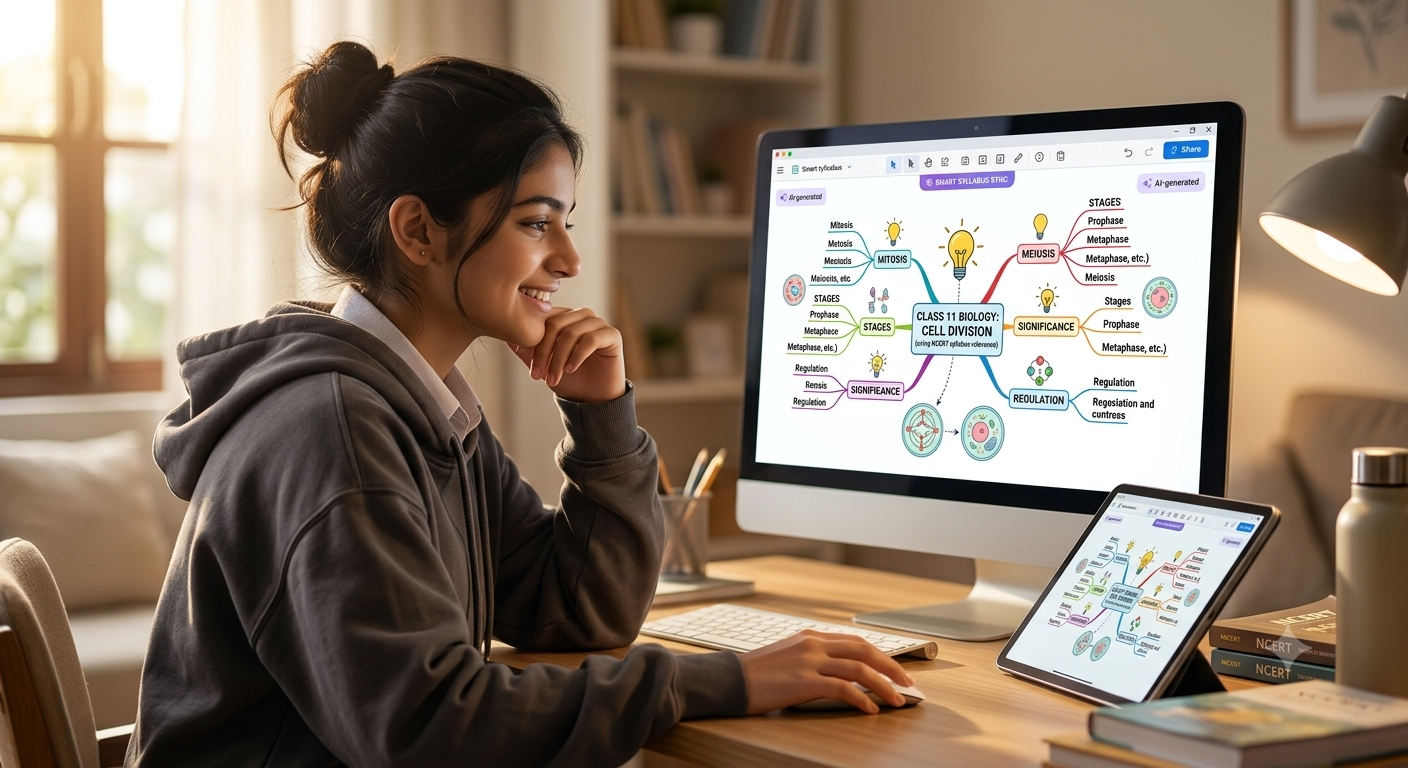 How to Use AI Mind Mapping Tools to Study Long Hours Without Burnout and Effortlessly, (Class 9-12)