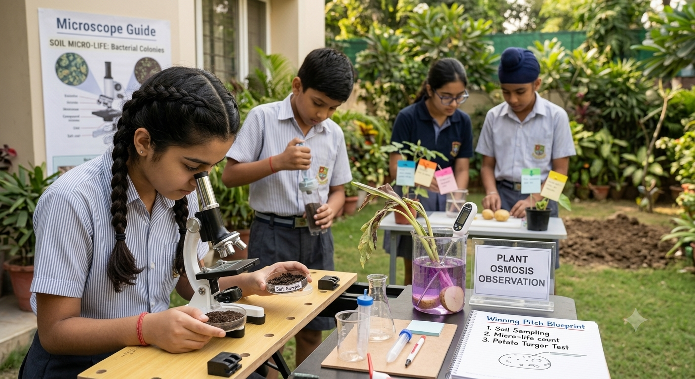 5 Fun Backyard Biology Activities to Study Soil Micro-Life, Plant Osmosis (Class 5-8)​